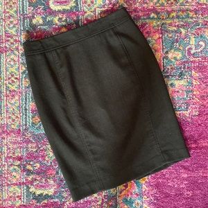 Ann Taylor Loft Size 4 Gray Pencil Skirt